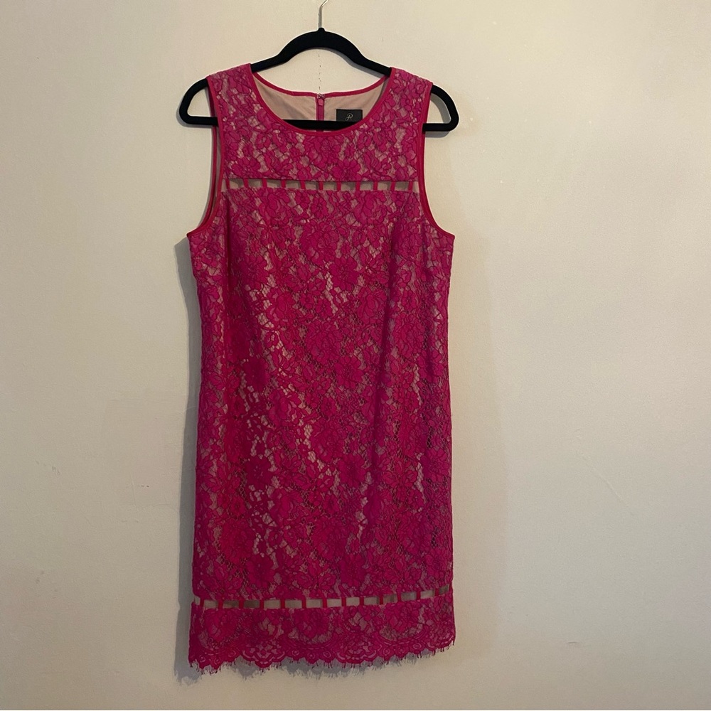 Adrianna Papell Lace Shift Dress